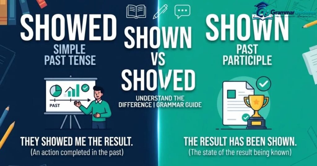 “Shown” The Past Participle