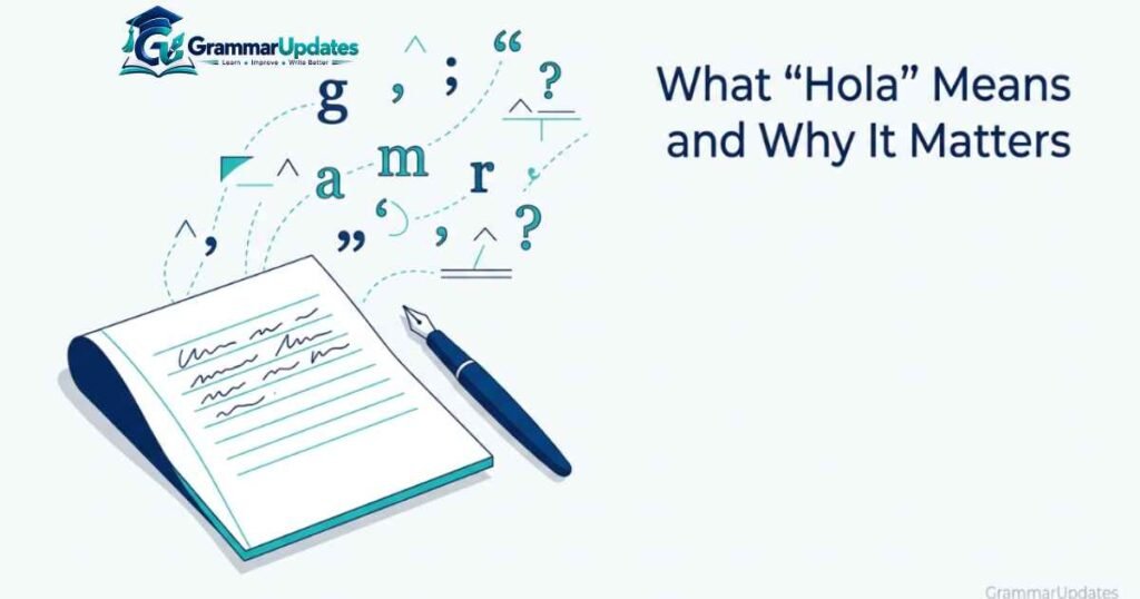 What “Hola” Means and Why It Matters