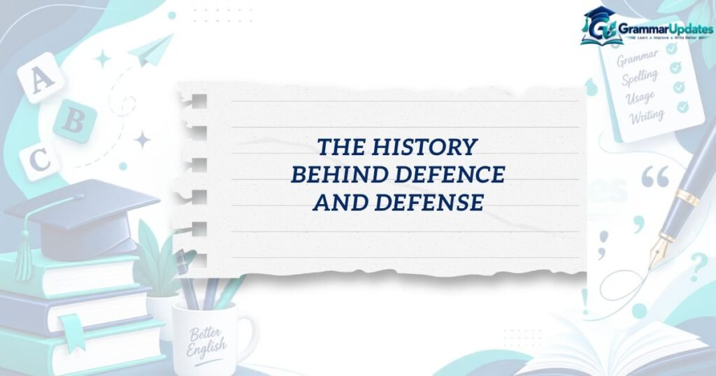 The History Behind Defence and Defense